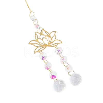 Brass Big Pendant Decorations LS-HJEW-M005-04D-G-1