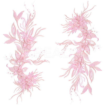 Computerized Embroidery Polyester Ornament Accessories DIY-WH20063-032C-1