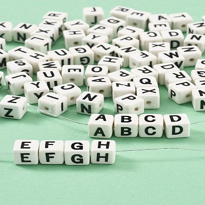 20Pcs Porcelain Beads PORC-FS0001-08R-1