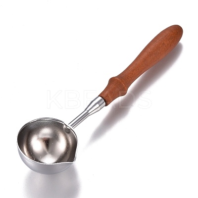 Brass Wax Sticks Melting Spoon AJEW-I043-03P-1