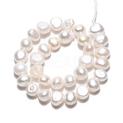 Natural Cultured Freshwater Pearl Beads Strands PEAR-N027-02B-1
