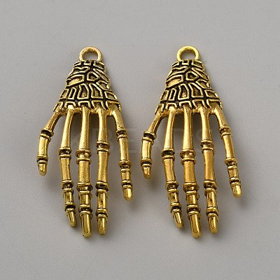 Tibetan Style Alloy Pendants LS-TIBEP-WH0003-24AG-1