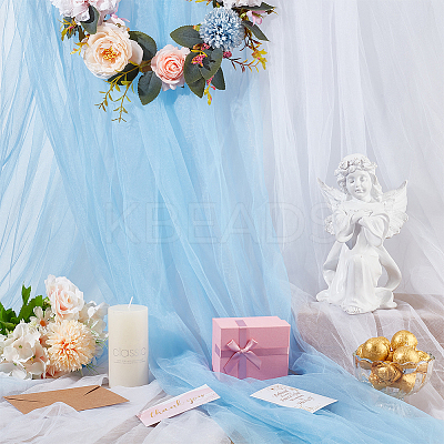 2Pcs 2 Colors Organza Fabrics DIY-OC0012-90B-1