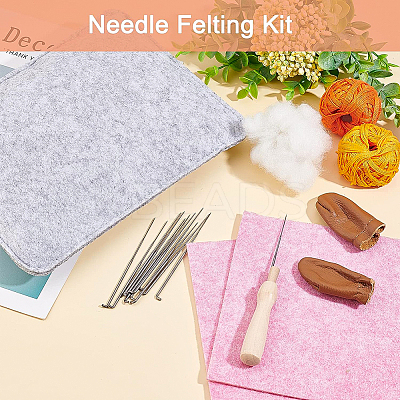 DIY Needle Felting Making Kit DIY-BC0005-76-1