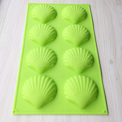 Shell Shape Food Grade Silicone Molds SOAP-PW0001-124-1