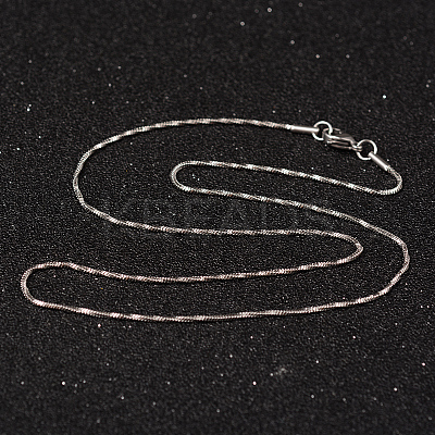 Tarnish Resistant 304 Stainless Steel Chain Necklaces LS-NJEW-L427-10P-1