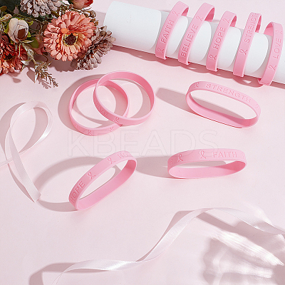 10 Sets Silicone Cord Bracelets BJEW-GO0001-29-1