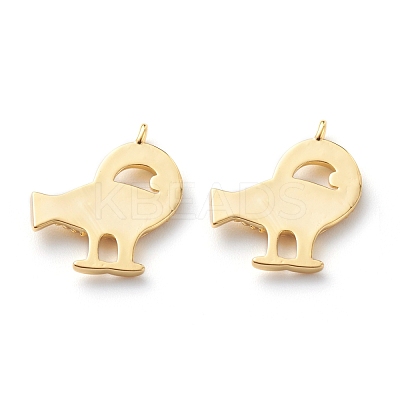 Brass Pendants KK-Z010-12G-1