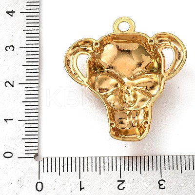304 Stainless Steel Enamel Pendants STAS-F357-01D-1