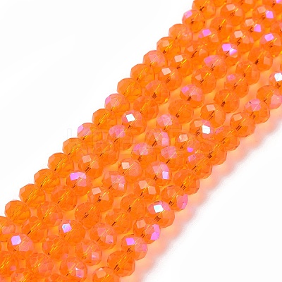 Electroplate Glass Beads Strands EGLA-A034-T10mm-L07-1