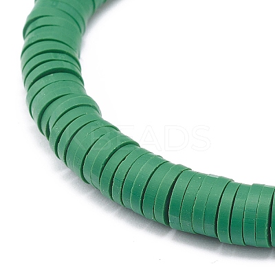 Handmade Polymer Clay Heishi Stretch Bracelet Sets BJEW-JB08762-1