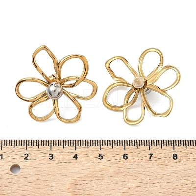 304 Stainless Steel Stud Earrings EJEW-P335-02A-1