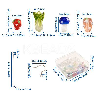 DIY Dangle Earring Making Kits DIY-CW0001-11-1