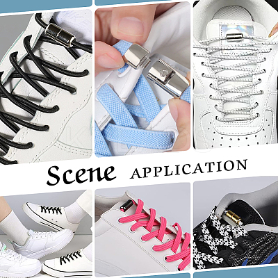 7 Styles Brass & Alloy Capsule Shoelace Buckles FIND-GA0007-32-1