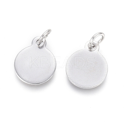 Non-Tarnish 304 Stainless Steel Charms EJEW-L238-02B-P-1