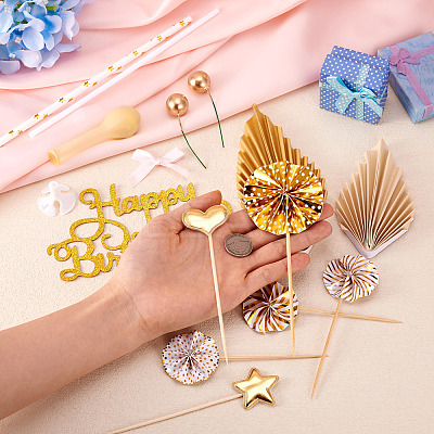 DIY Glitter Paper Birthday Crafts Accessories DIY-TA0010-57-1