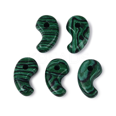 Synthetic Malachite Pendants G-S294-07B-17-1