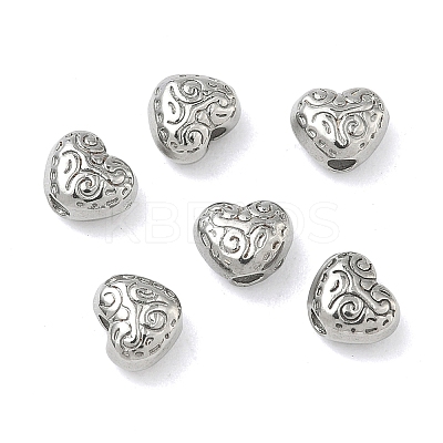 304 Stainless Steel Beads X-STAS-D204-42P-1