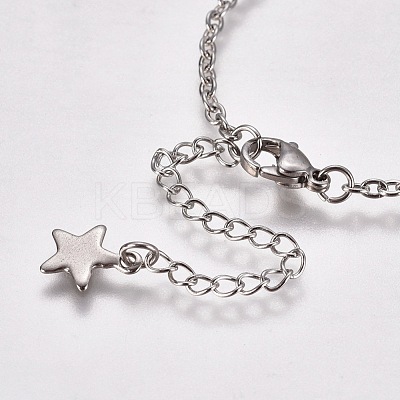 Tarnish Resistant 304 Stainless Steel Bracelet Making STAS-L248-006P-1