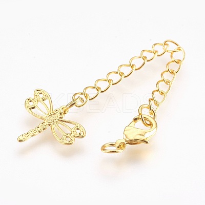Brass Chain Extender KK-I633-50G-NR-1
