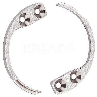 201 Stainless Steel Handheld Detacher Hook Key LS-FIND-WH0038-78P-1