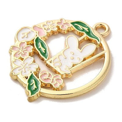 Alloy Enamel Pendants ENAM-147-03H-G-1