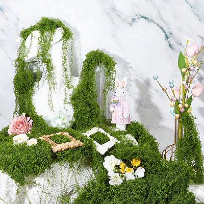 Polyester Artificial Moss DIY-WH0589-75-1