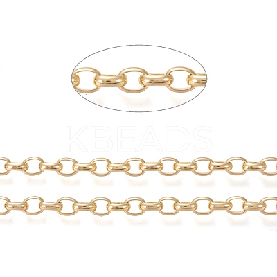 Brass Cable Chains X-CHC-M020-14G-1