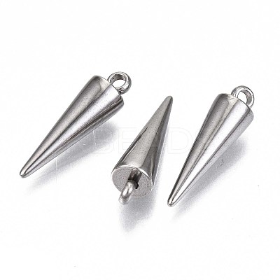 Tarnish Resistant 201 Stainless Steel Pendants STAS-S117-002C-01-1