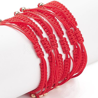 6Pcs 6 Style Resin Evil Eye Braided Bead Bracelets Set BJEW-JB08808-1