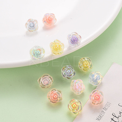 Transparent Acrylic Beads X-TACR-T024-06B-1