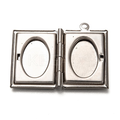 Non-Tarnish 316 Stainless Steel Locket Pendants LS-STAS-P267-01P-1