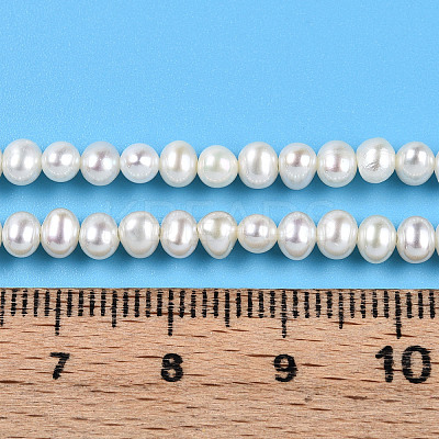 Natural Cultured Freshwater Pearl Beads Strands PEAR-N016-03C-1
