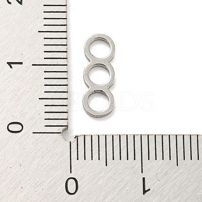 Non-Tarnish 304 Stainless Steel Connector Charms STAS-G318-06P-1
