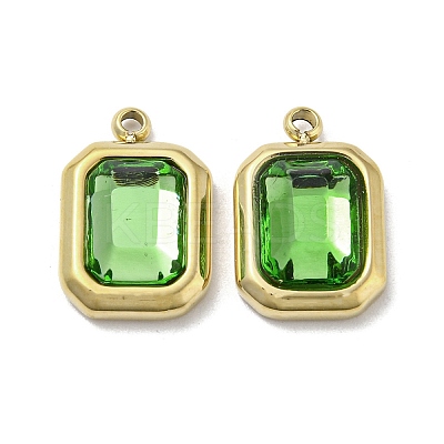 Real 14K Gold Plated 304 Stainless Steel Pendants High Polished STAS-L022-062G-02-1