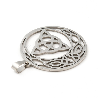 Non-Tarnish 201 Stainless Steel Pendants STAS-D190-12P-1