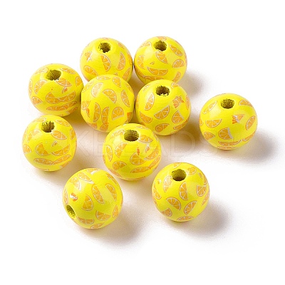 Schima Wood European Beads WOOD-G015-03D-1