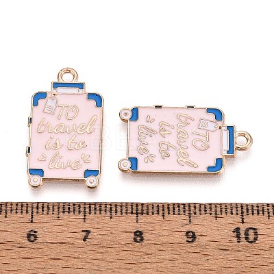 Alloy Enamel Pendants FIND-B007-03LG-1