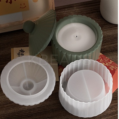 Stripe DIY Candle Cup Silicone Molds LS-DIY-Q037-08A-1