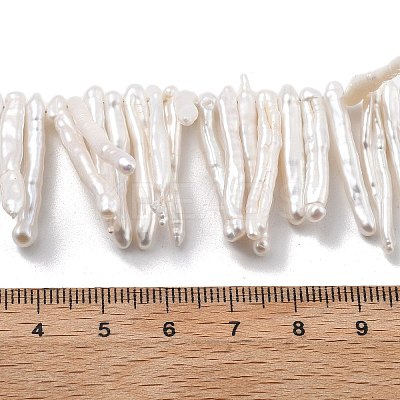 Natural Baroque Keshi Pearl Beads Strands PEAR-P064-02F-06C-1