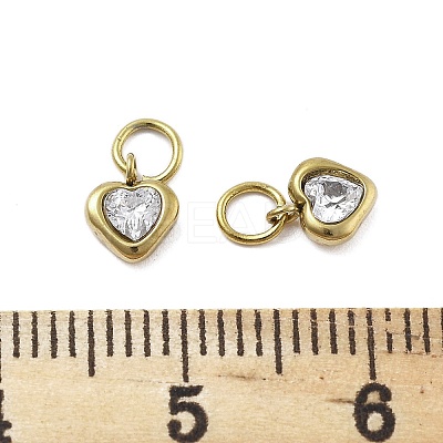 304 Stainless Steel Rhinestone Pendants STAS-D302-09G-1