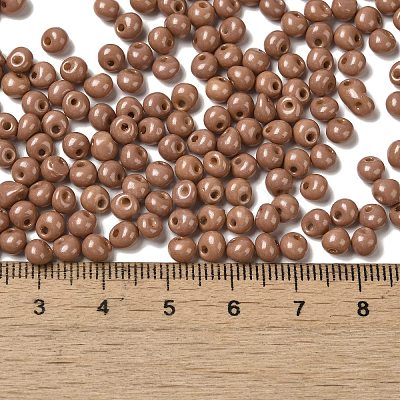 6/0 Opaque Baking Paint Glass Seed Beads X1-SEED-M012-02A-02-1