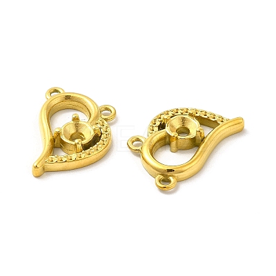 Ion Plating(IP) 304 Stainless Steel Pendant Rhinestone Settings STAS-F284-23G-1