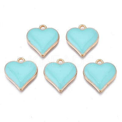 Alloy Enamel Pendants ENAM-N054-73B-1
