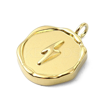 Ion Plating(IP) 304 Stainless Steel Pendants STAS-B058-23G-02-1