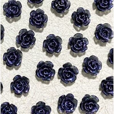 Camellia Resin Cabochons MRMJ-WH0064-51B-14-1