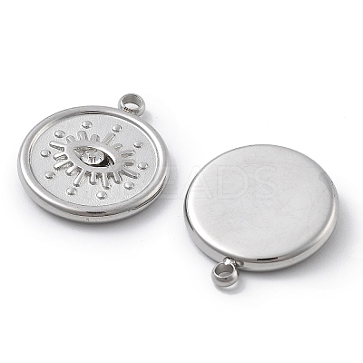 304 Stainless Steel Rhinestone Pendants STAS-Z121-52P-1