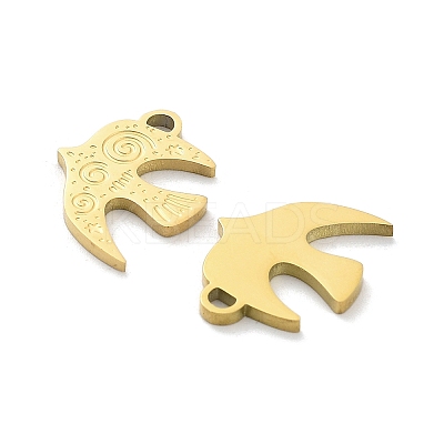 Ion Plating(IP) 316L Surgical Stainless Steel Pendants STAS-D029-36G-1