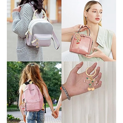 Alloy Resin and Rhinestone Keychain X1-KEYC-YW00141-01-1