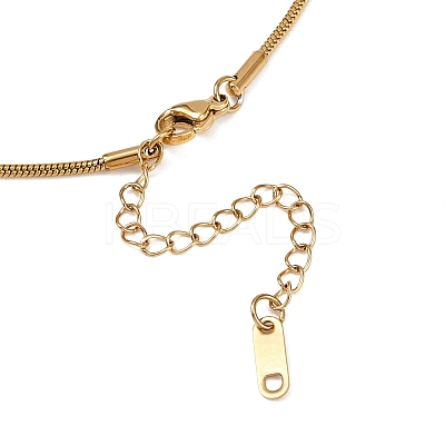 304 Stainless Steel Snake Chain Necklaces NJEW-Q339-03G-01-1